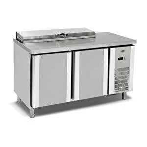 Pizza Salad Refrigerator - 3 Doors - 500 Lt - 8 Trays - EMPERO