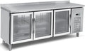 Glass counter type refrigerator - 4 -door - 550 lt - impero